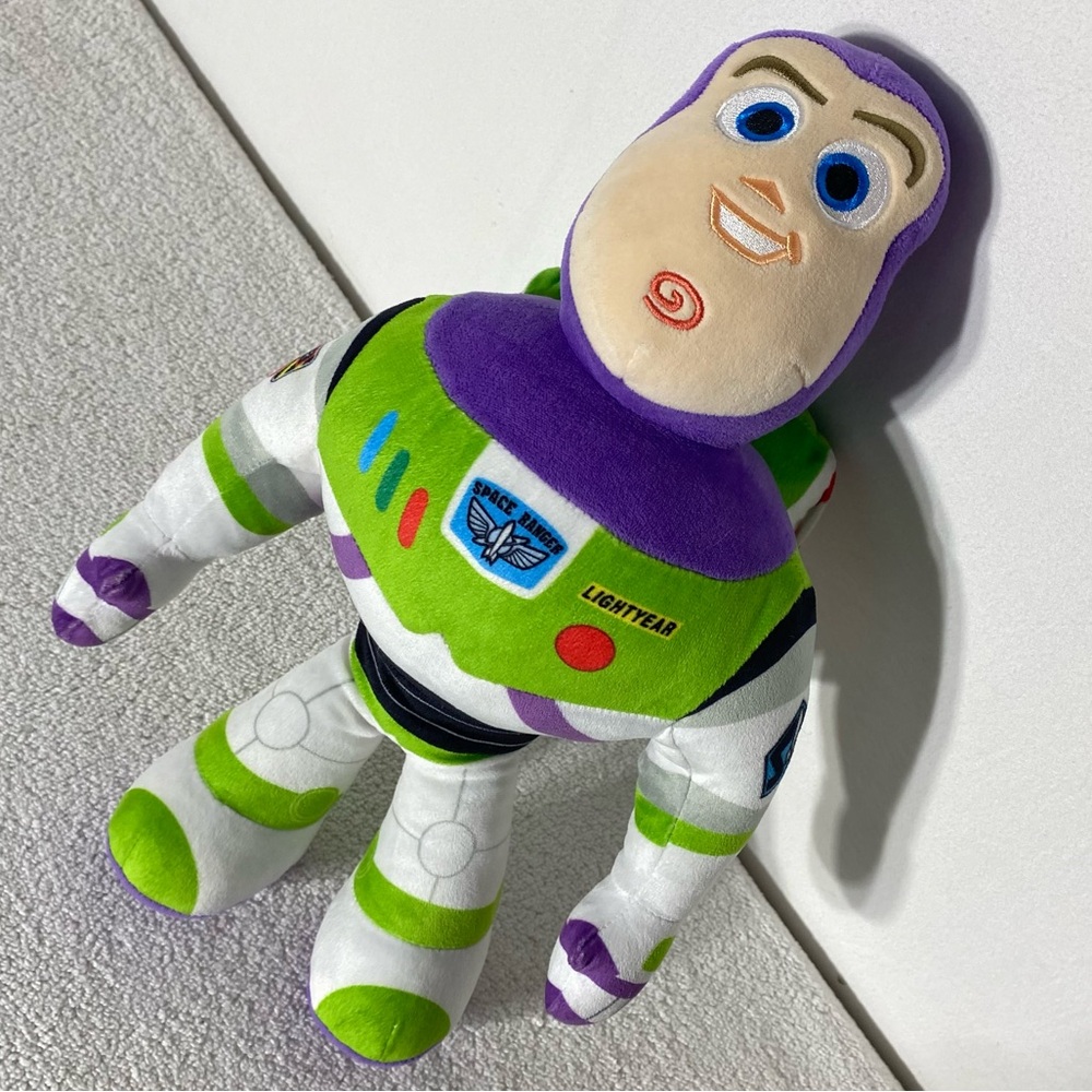Disney Pixar Toy Story White Purple Green Buzz Lightyear Plush Toy - Picture 11 of 11
